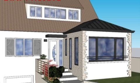 Perspective du projet d’extension sur l’avant de la maison