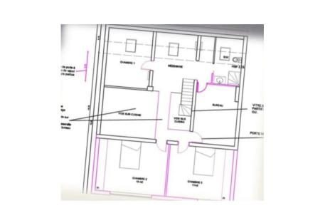 Plan de l’étage avec la mezzanine