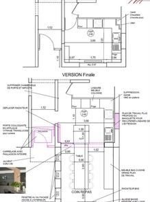 Plan de l’extension de la maison