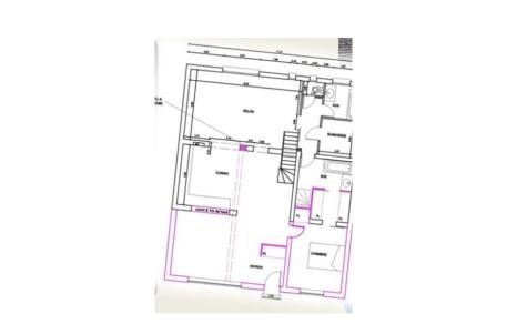 Plan du rez-de-chaussée avec l’extension